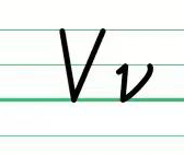 Letter v
